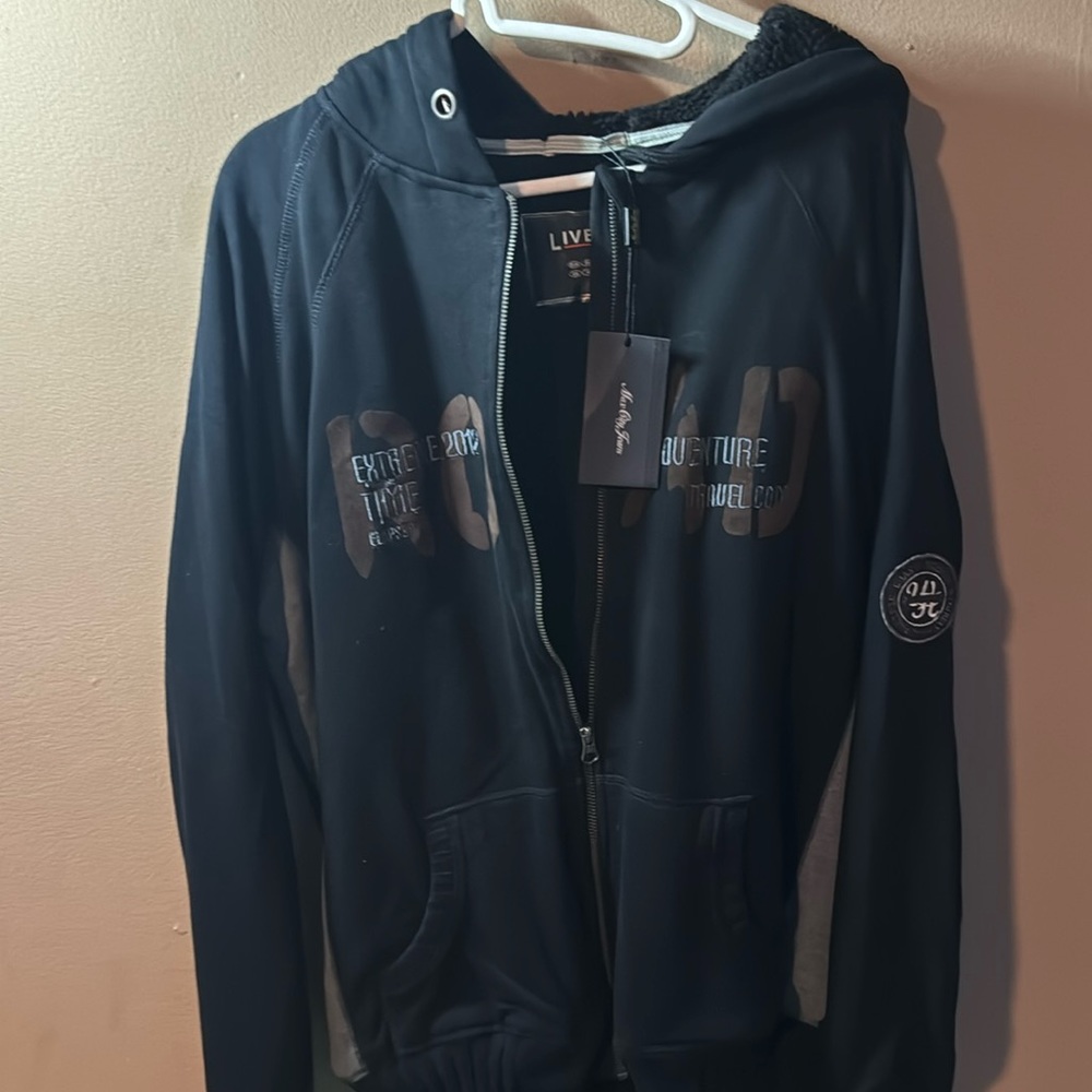Men’s hoodie Sherpa lining